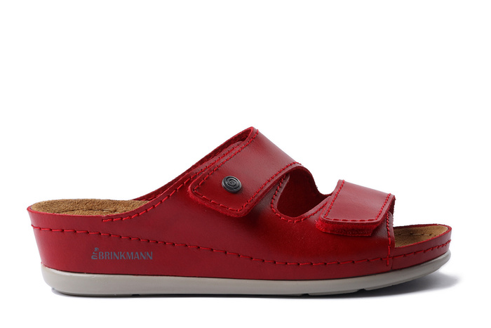 Dr. Brinkmann 700743-04 - klapki damskie czerwone