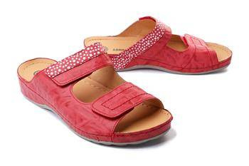 Dr. Brinkmann 700048-04 - klapki damskie czerwone