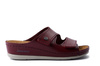 Dr. Brinkmann 700617-41 - klapki damskie bordowe