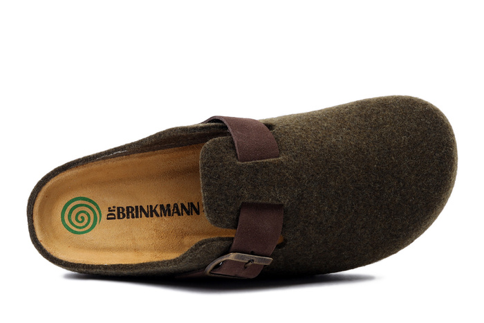 Dr. Brinkmann 220077-07 - klapki męskie zielone