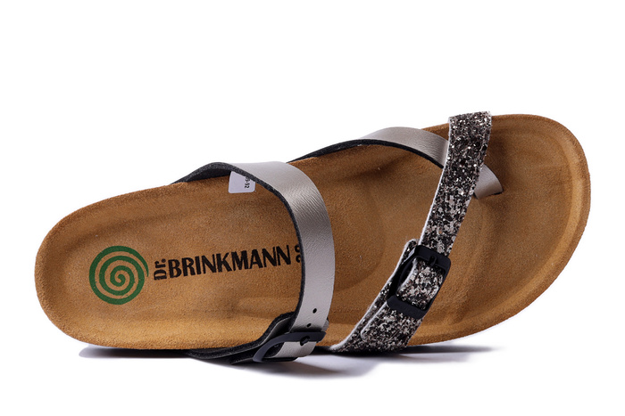 Dr. Brinkmann 700709-92 - klapki damskie silber