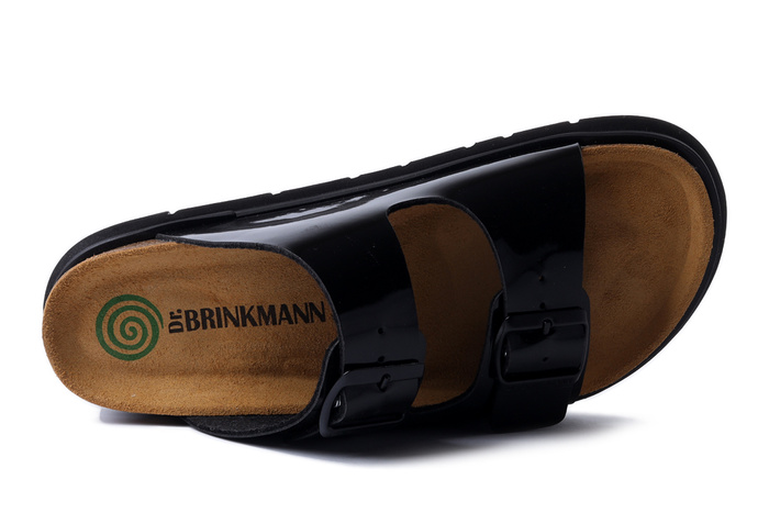Dr. Brinkmann 700699-01 - klapki damskie czarne