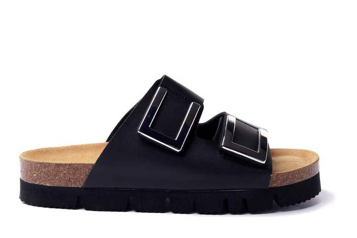 Dr. Brinkmann 700349-01 - klapki damskie czarne