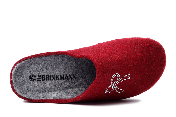 Dr. Brinkmann 320274-41 - kapcie damskie bordowe