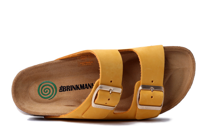 Dr. Brinkmann 700696-06 - klapki damskie/męskie gelb