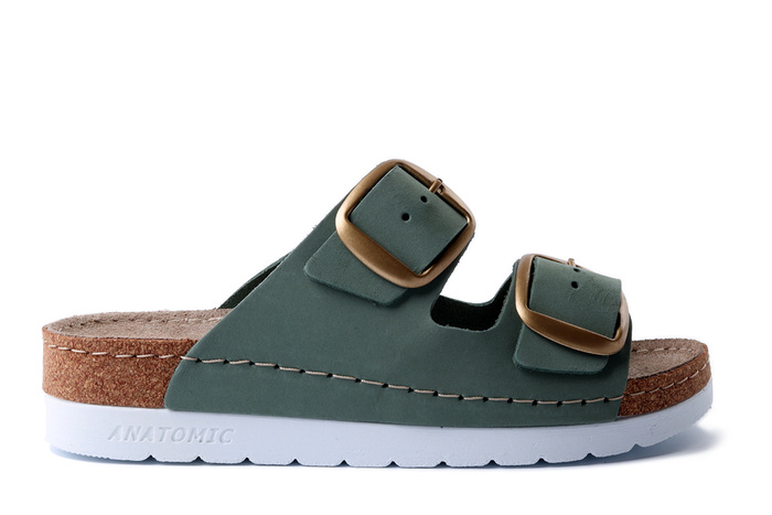 Dr. Brinkmann 700741-07 - klapki damskie olive