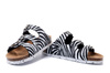 Dr. Brinkmann 700077-01 - klapki damskie zebra