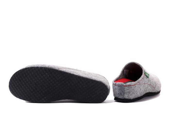 Dr. Brinkmann 330008-91 - kapcie damskie jasnoszare
