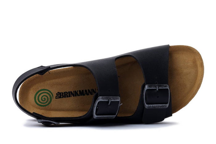 Dr. Brinkmann 600098-01 - sandały damskie/męskie czarne