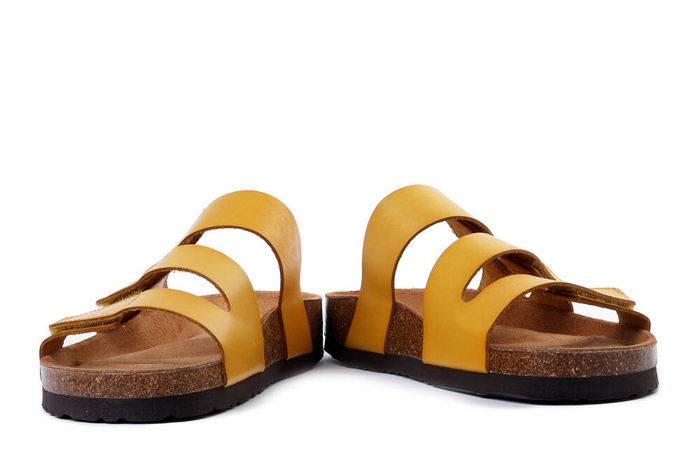 Dr. Brinkmann 700508-06 - klapki damskie gelb