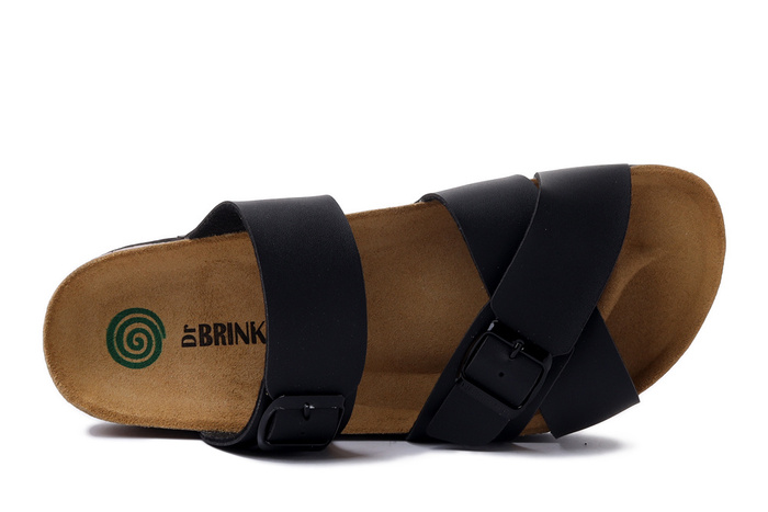 Dr. Brinkmann 600004-01 - klapki męskie czarne