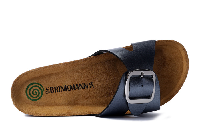 Dr. Brinkmann 700700-09 - klapki damskie anthrazit