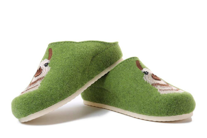 Dr. Brinkmann 320151-71 - kapcie damskie pistazie