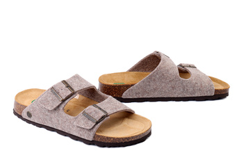 Dr. Brinkmann 220068-21 - klapki damskie/męskie mittelbraun