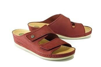 Dr. Brinkmann 701049-41 - klapki damskie bordowe