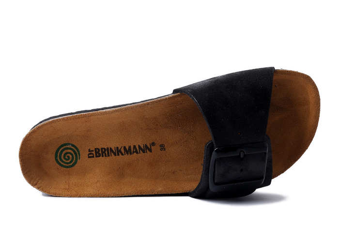 Dr. Brinkmann 700677-01 - klapki damskie czarne