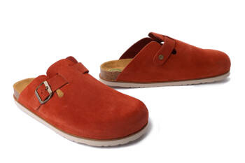 Dr. Brinkmann 600116-62 - klapki damskie pomarańczowe