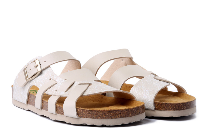Dr. Brinkmann 700712-81 - klapki damskie offwhite