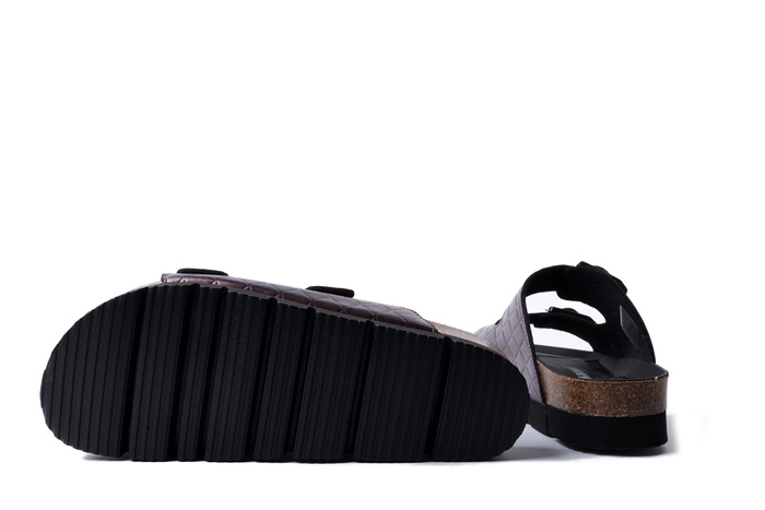 Dr. Brinkmann 700708-01 - klapki damskie schwarz-multi