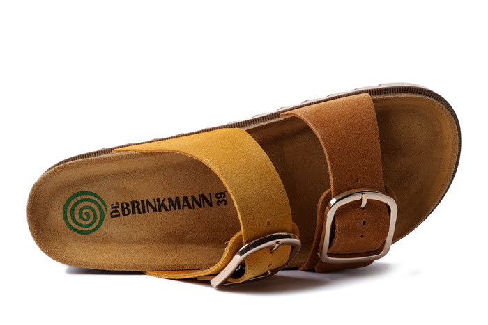 Dr. Brinkmann 700683-06 - klapki damskie gelb