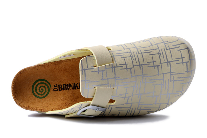 Dr. Brinkmann 600153-61 - klapki damskie hellgelb
