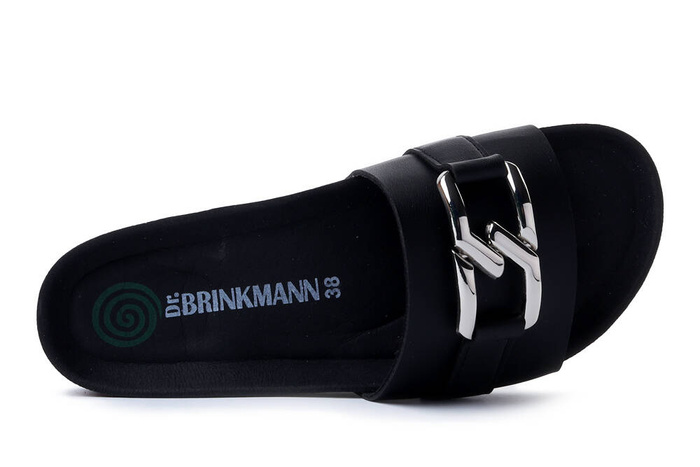 Dr. Brinkmann 700559-01 - klapki damskie czarne