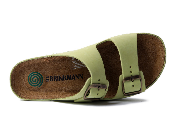 Dr. Brinkmann 700694-71 - klapki damskie hellgrun