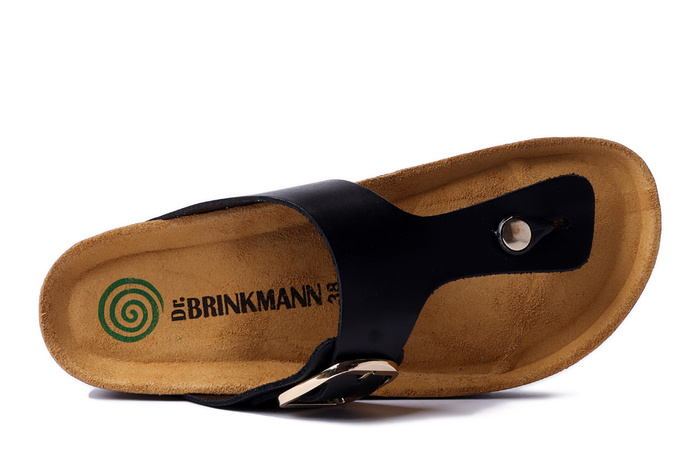 Dr. Brinkmann 700681-01 - klapki damskie czarne