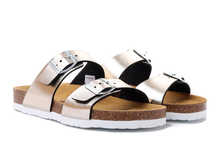 Dr. Brinkmann 701394-82 - klapki damskie złote