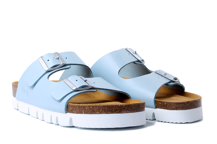 Dr. Brinkmann 700682-55 - klapki damskie hellblau