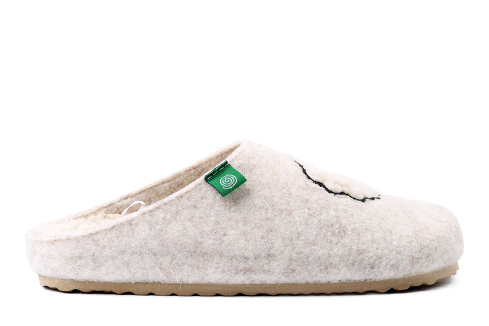 Dr. Brinkmann 320263-81 - kapcie damskie offwhite