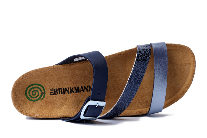 Dr. Brinkmann 700753-51 - klapki damskie mittelblau