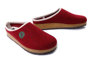 Dr. Brinkmann 320094-41 - kapcie damskie bordowe