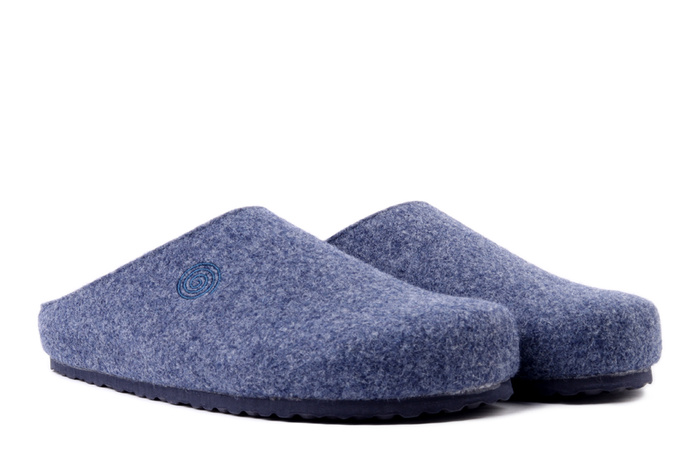 Dr. Brinkmann 320261-05 - kapcie damskie niebieskie