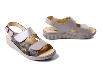 Dr. Brinkmann 710219-08 - sandały damskie beżowe