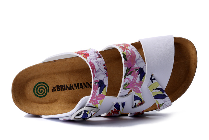 Dr. Brinkmann 700748-03 - klapki damskie białe