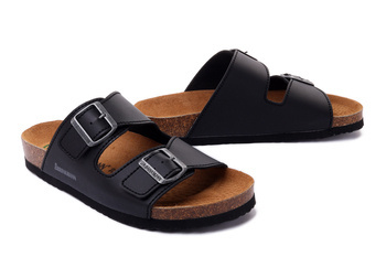 Dr. Brinkmann 600303-01 - klapki męskie czarne