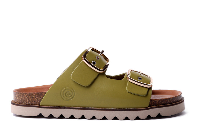 Dr. Brinkmann 700680-71 - klapki damskie hellgrun