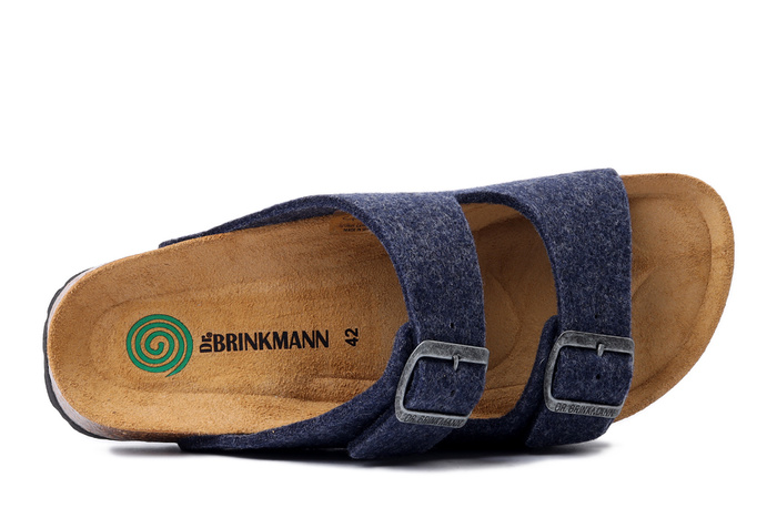 Dr. Brinkmann 220068-05 - klapki męskie niebieskie