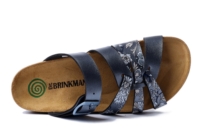 Dr. Brinkmann 700701-09 - klapki damskie anthrazit