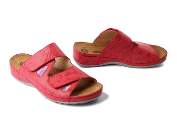 Dr. Brinkmann 700747-04 - klapki damskie czerwone