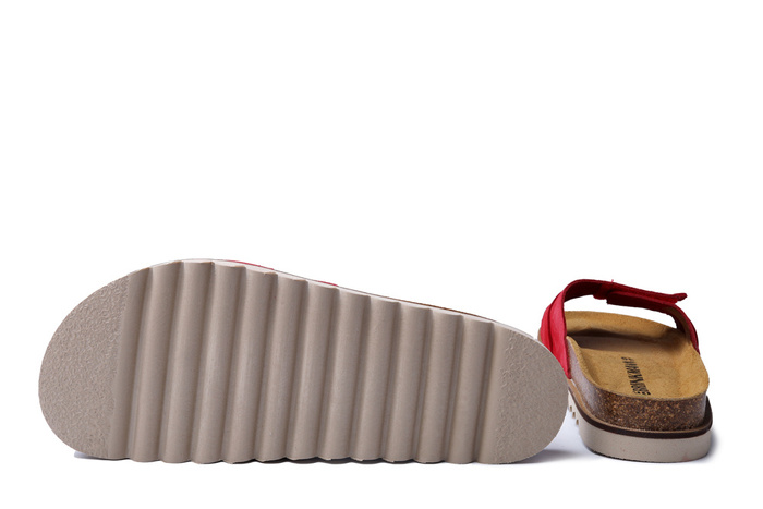 Dr. Brinkmann 700571-04 - klapki damskie czerwone