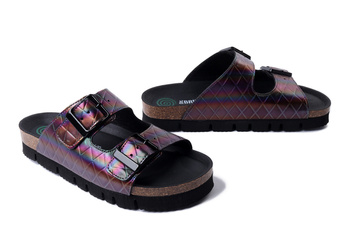 Dr. Brinkmann 700708-01 - klapki damskie schwarz-multi