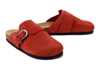 Dr. Brinkmann 600086-62 - klapki damskie pomarańczowe