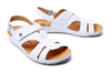 Dr. Brinkmann 710633-03 - sandały damskie białe