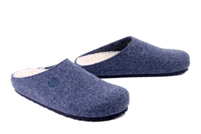 Dr. Brinkmann 320261-05 - kapcie damskie niebieskie