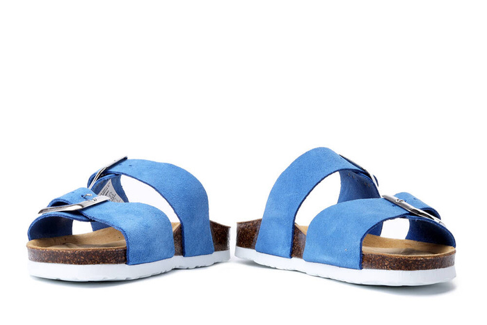 Dr. Brinkmann 700529-05 - klapki damskie niebieskie