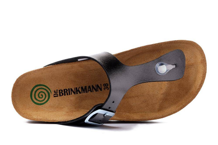 Dr. Brinkmann 700994-09 - klapki damskie anthrazit