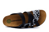 Dr. Brinkmann 700558-01 - klapki damskie schwarz/weiss