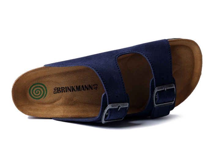 Dr. Brinkmann 600139-05 - klapki męskie niebieskie